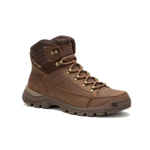 Light / Brown Men's Caterpillar Threshold Hiker WP Hiking Boots | 682759-DEC