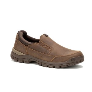 Light / Brown Men's Caterpillar Threshold Slip On | 035274-JLM