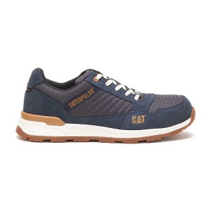 Navy Men's Caterpillar Venward Composite Toe Work Shoes | 405831-YSF