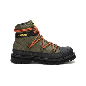 Olive Men's Caterpillar Omaha Alt Lace Boots | 417293-IKP