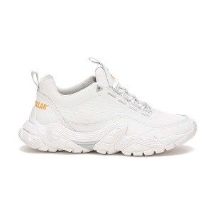 White Men's Caterpillar Vapor Storm Sneakers | 691854-HGB