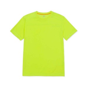 Yellow Men's Caterpillar Coolmax Short Sleeve Tee T-Shirt | 370145-HQP