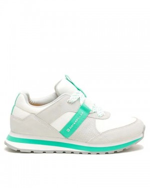 grey / green Women's Caterpillar Ventura Elevated Sneakers | 319605-BFX