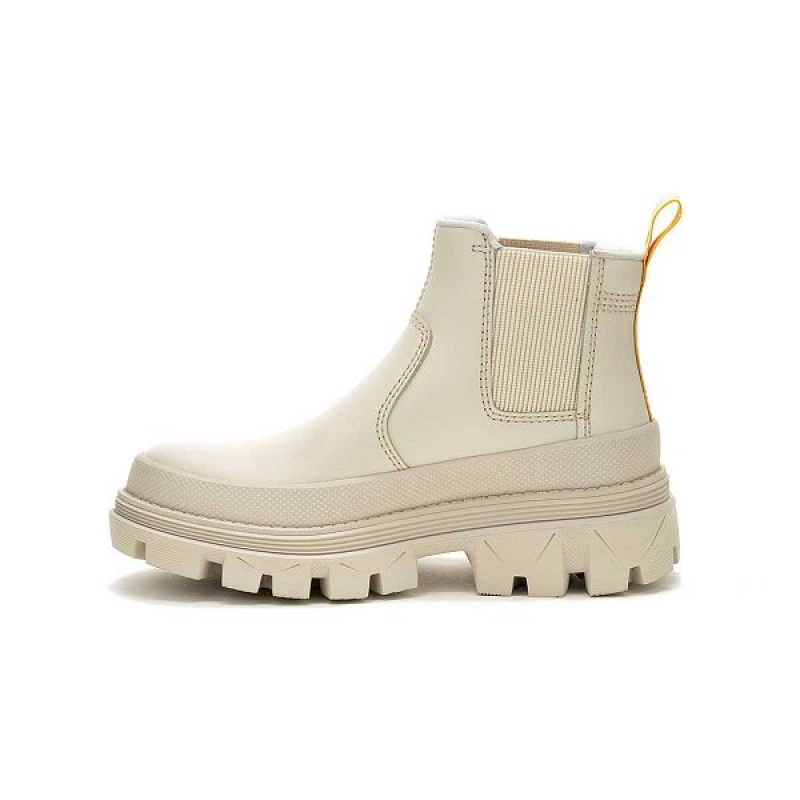 Beige Men's Caterpillar Hardwear Chelsea Boots | 792681-KCD