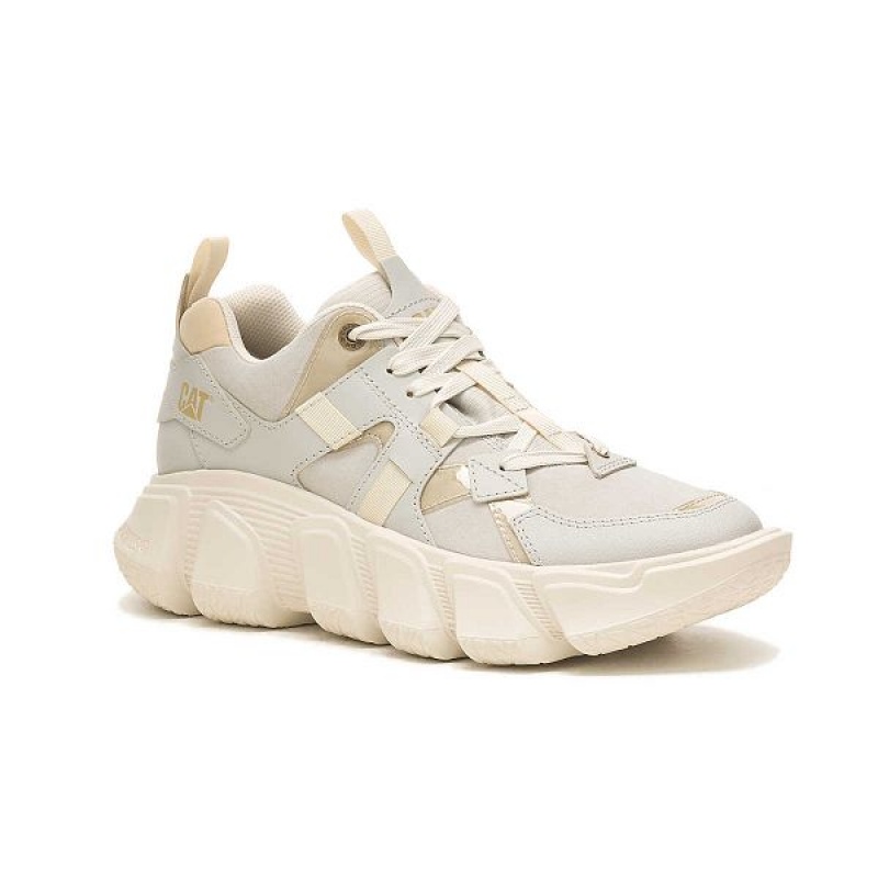 Beige Men's Caterpillar Imposter Sneakers | 235097-XVW