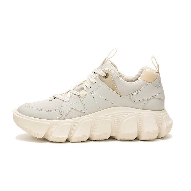 Beige Men's Caterpillar Imposter Sneakers | 235097-XVW