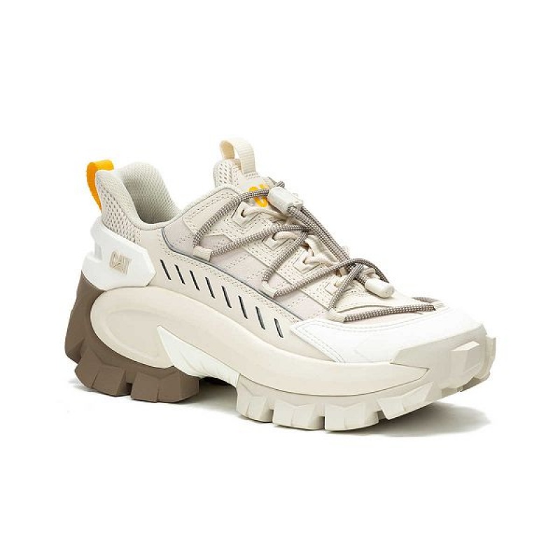 Beige Men's Caterpillar Intruder Max Sneakers | 250487-URF