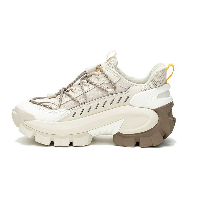 Beige Men's Caterpillar Intruder Max Sneakers | 250487-URF