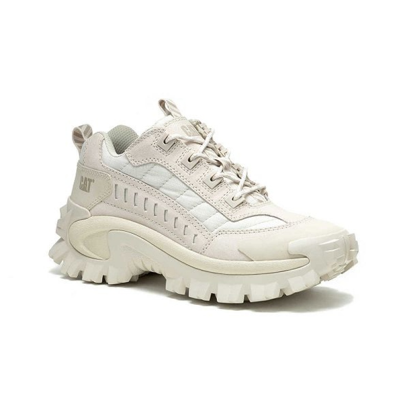 Beige Men's Caterpillar Intruder Sneakers | 652413-PIZ