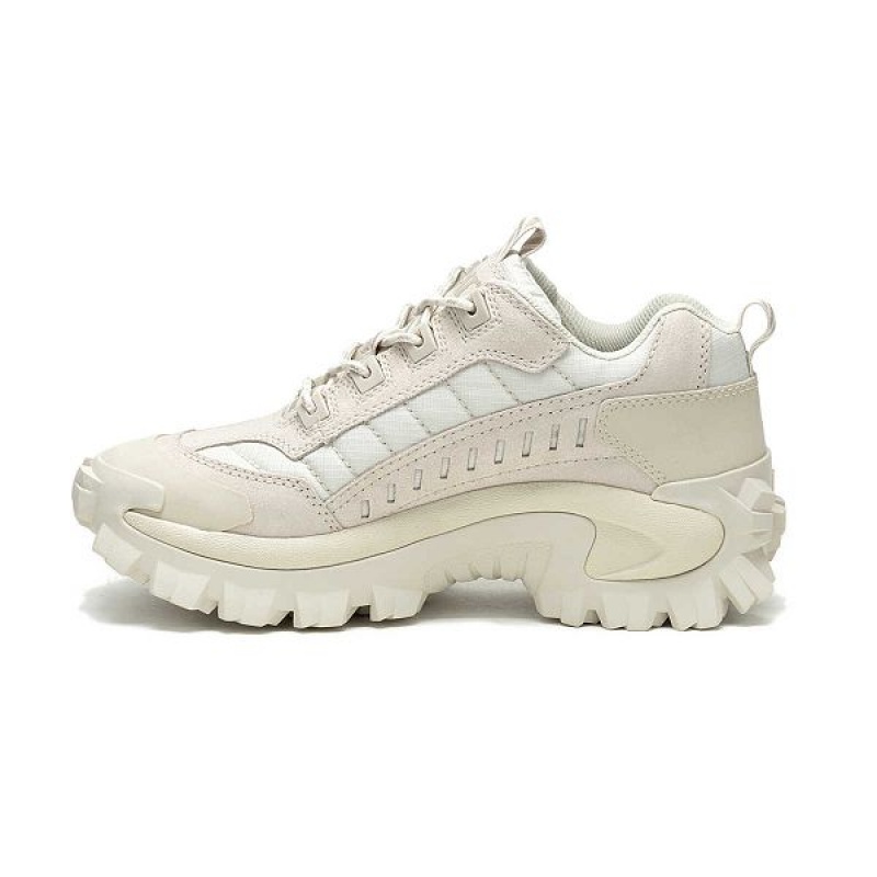 Beige Women's Caterpillar Intruder Sneakers | 479251-VAW