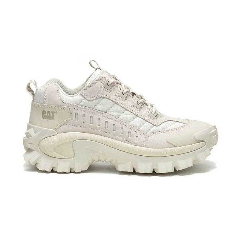 Beige Women\'s Caterpillar Intruder Sneakers | 479251-VAW