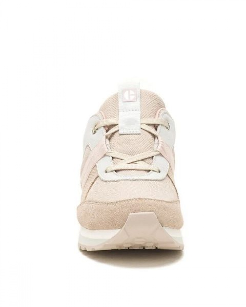 Beige Women's Caterpillar Ventura Elevated Sneakers | 604235-YUV