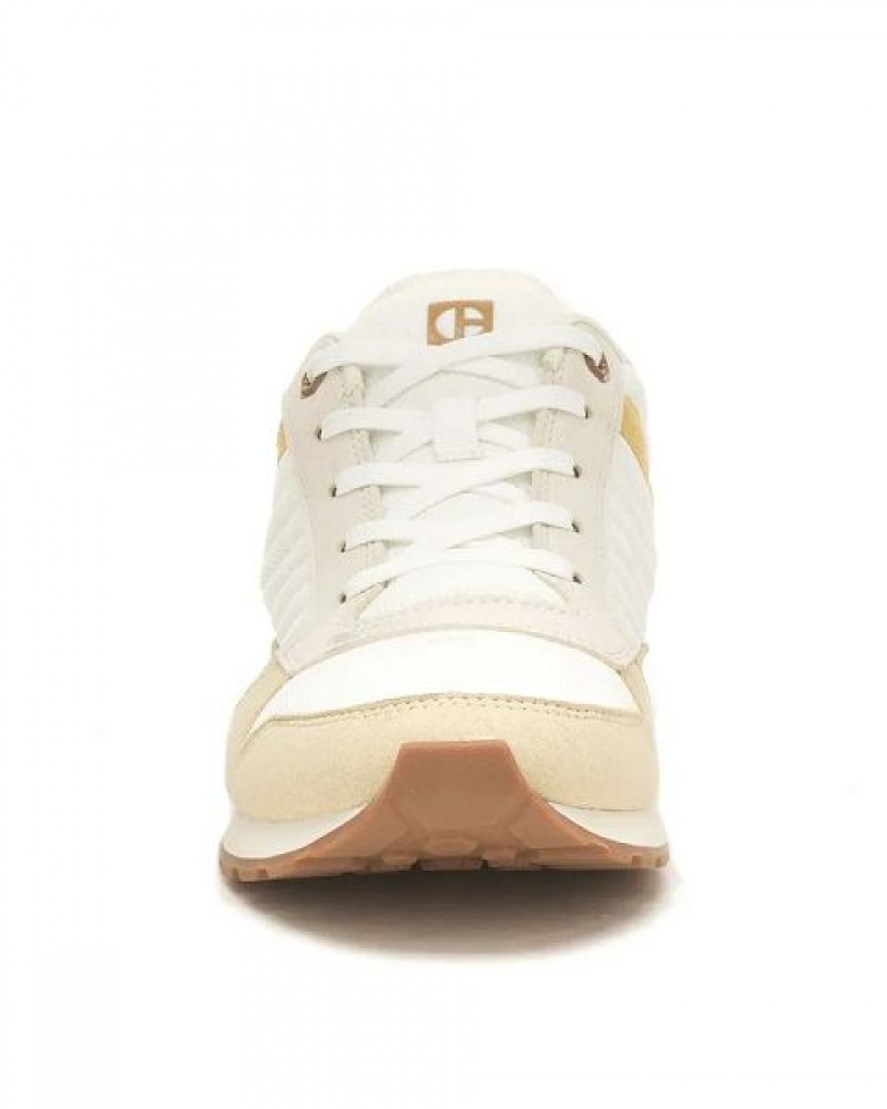 Beige Women's Caterpillar Ventura Sneakers | 758932-OTH