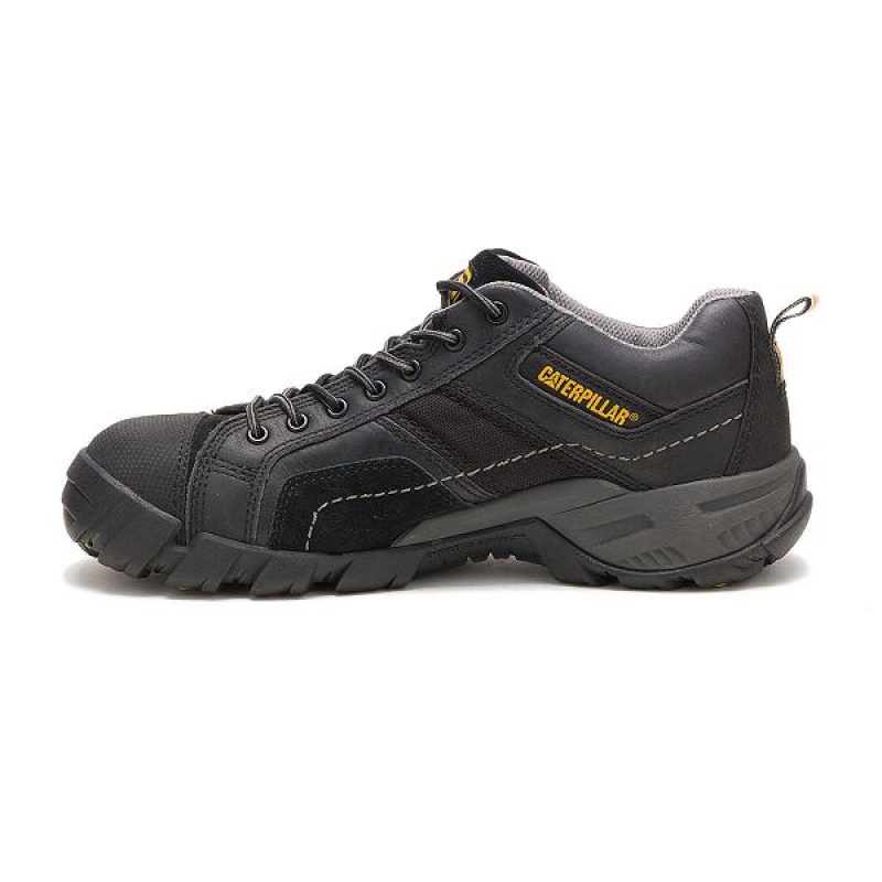 Black Men's Caterpillar Argon Composite Toe Work Shoes | 305147-UPE