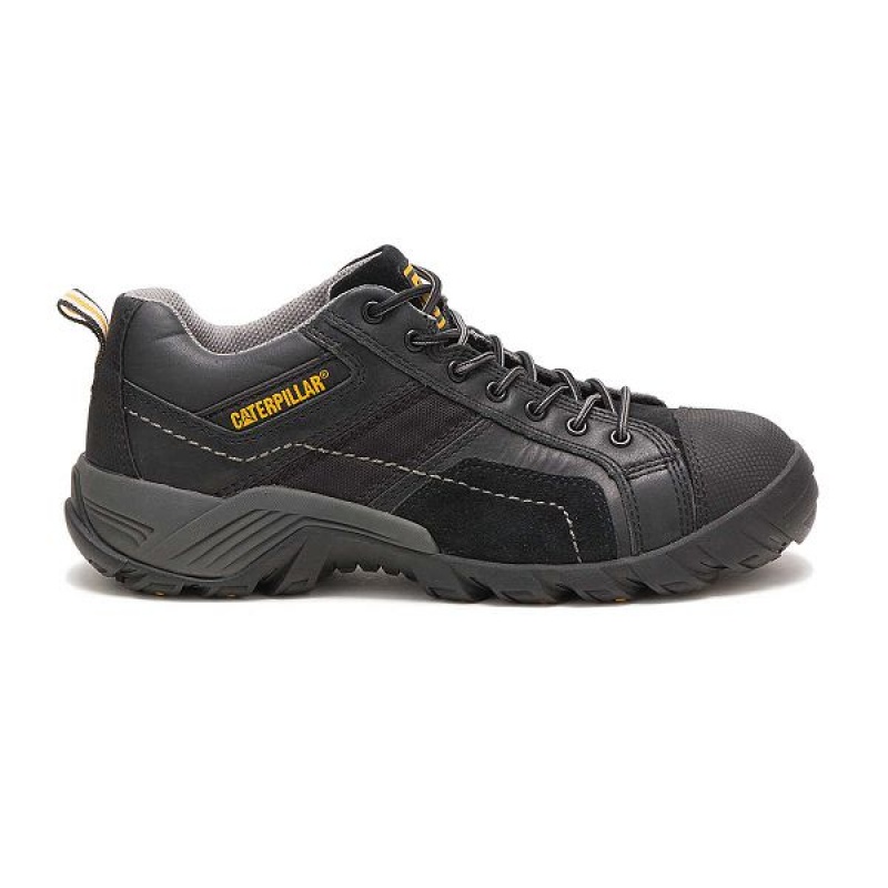 Black Men\'s Caterpillar Argon Composite Toe Work Shoes | 305147-UPE