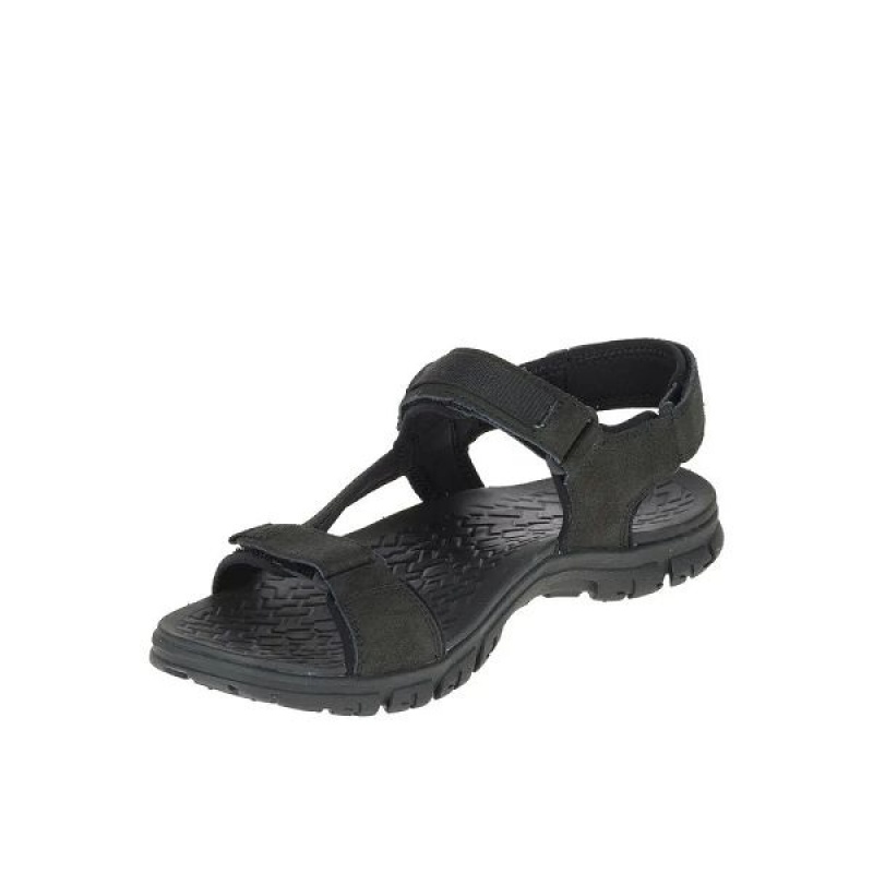 Black Men's Caterpillar Atchison Cat Sandals | 870195-LDW