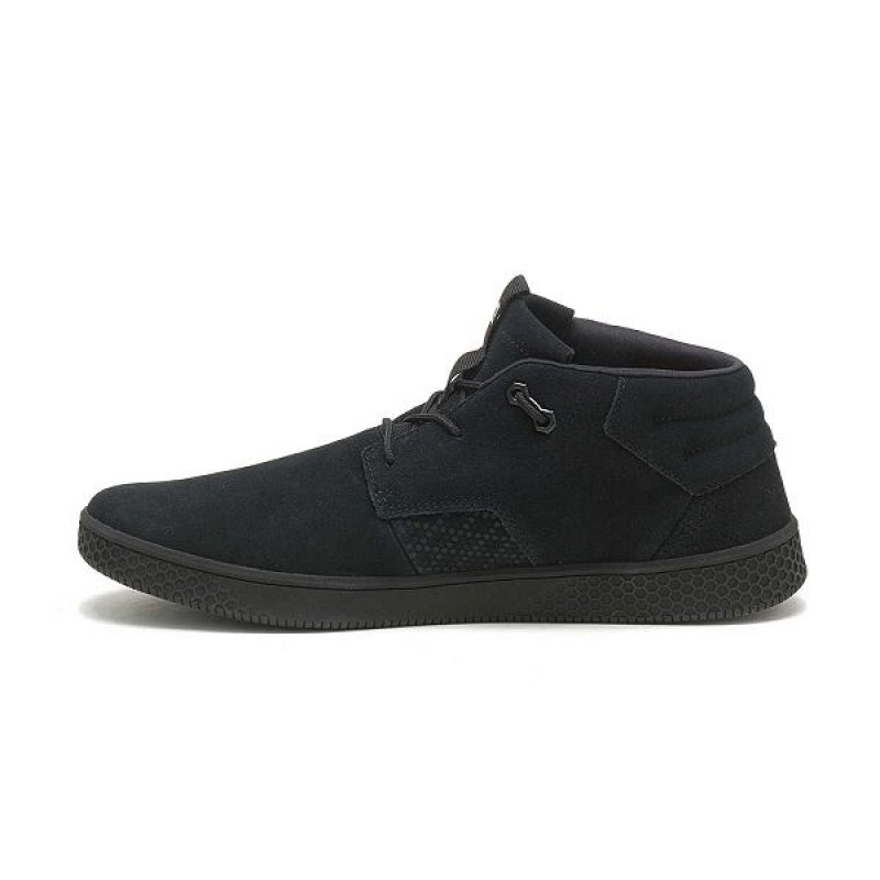 Black Men's Caterpillar CODE Pause Mid Sneakers | 501947-CST