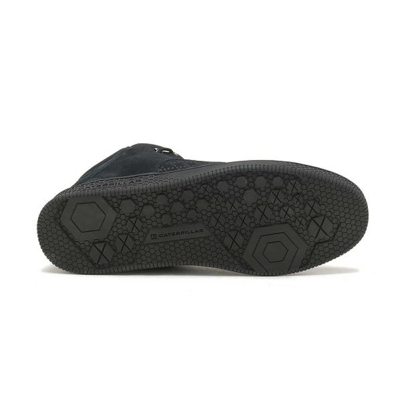 Black Men's Caterpillar CODE Pause Mid Sneakers | 501947-CST