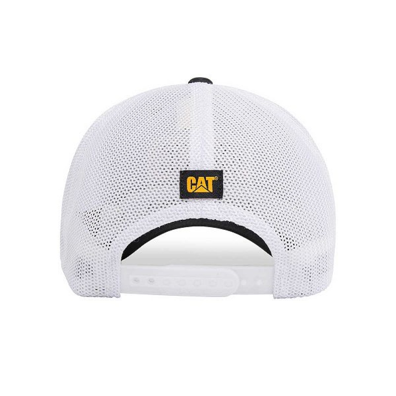 Black Men's Caterpillar Cat Equipment 110 Caps | 235608-ZKF