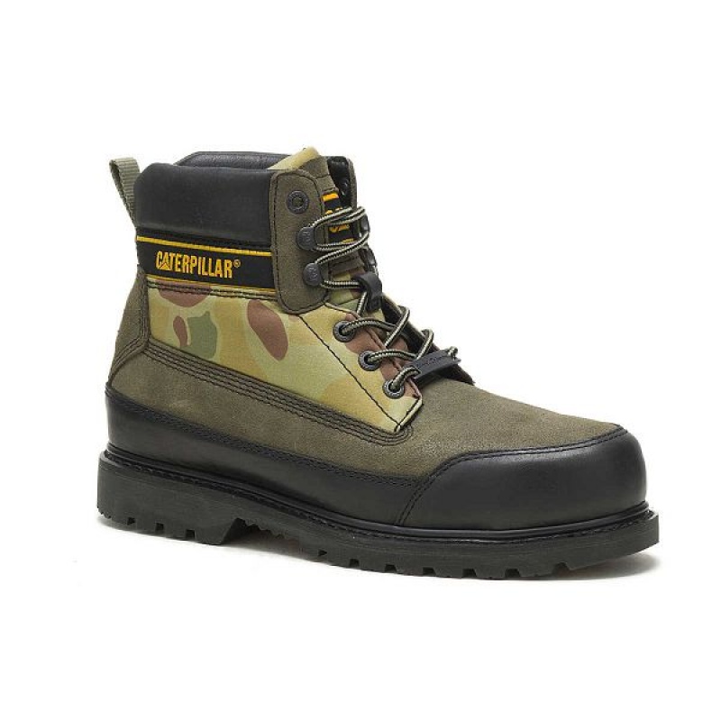 Black Men's Caterpillar Cat Footwear x Nigel Cabourn Utah Boots | 318970-LVT