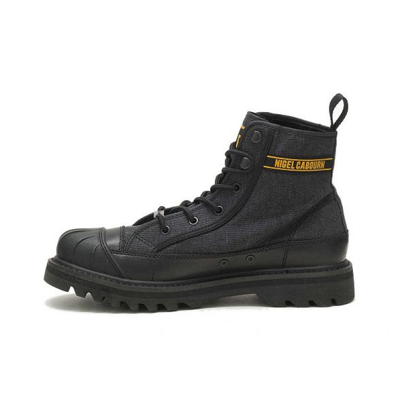 Black Men's Caterpillar Cat Footwear x Nigel Cabourn Omaha Boots | 153478-ZWK