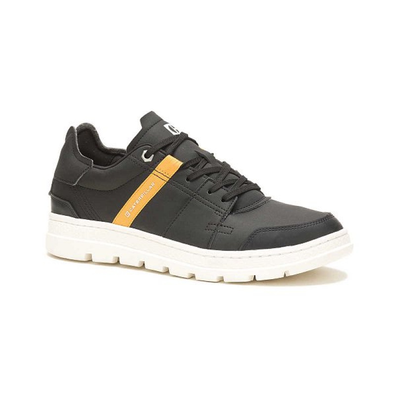 Black Men's Caterpillar Cite Low Sneakers | 491638-LRN