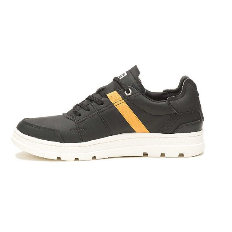 Black Men's Caterpillar Cite Low Sneakers | 491638-LRN