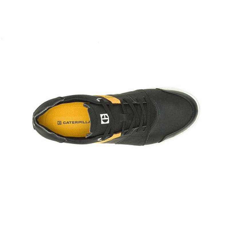 Black Men's Caterpillar Cite Low Sneakers | 491638-LRN