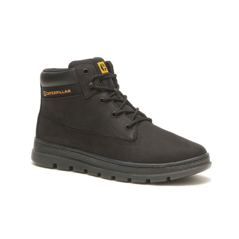 Black Men\'s Caterpillar Cite Sneakers | 129530-KDF