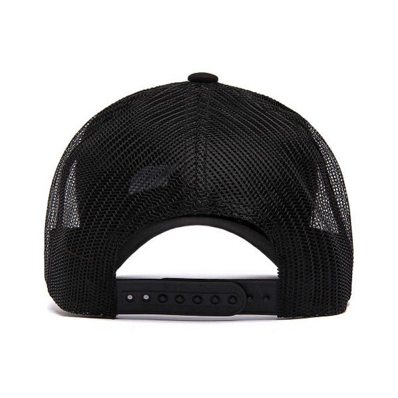 Black Men's Caterpillar Flag Caps | 578102-DQY