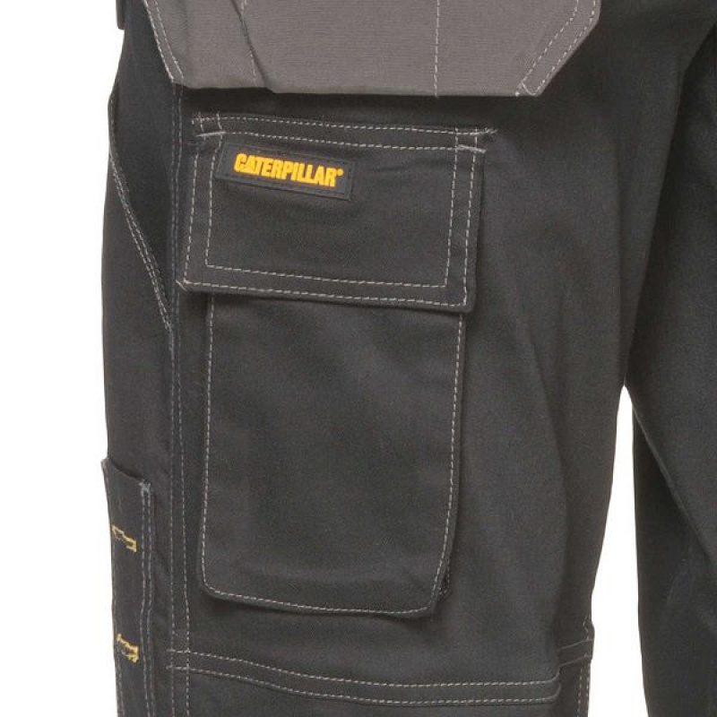 Black Men's Caterpillar H2O Defender Pants | 478125-JEL