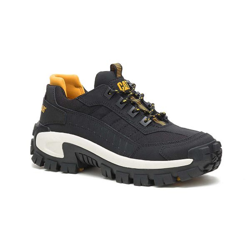 Black Men's Caterpillar Invader Steel Toe Work Shoes | 215094-GDX