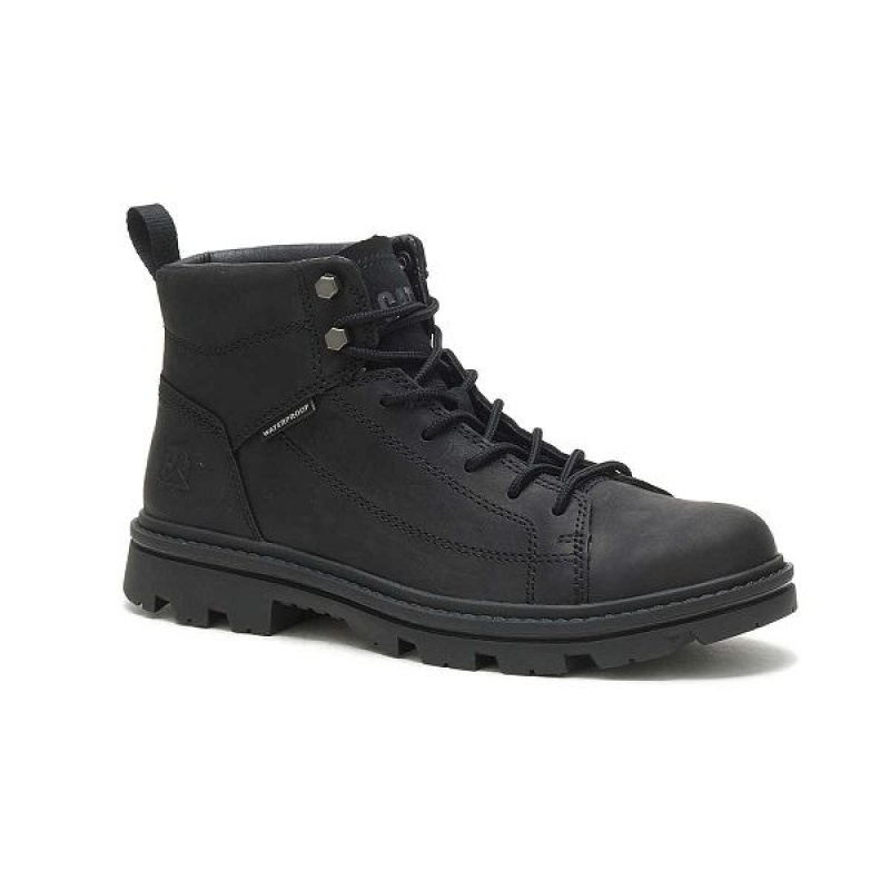 Black Men's Caterpillar Modulate Waterproof Boots | 947361-TQC