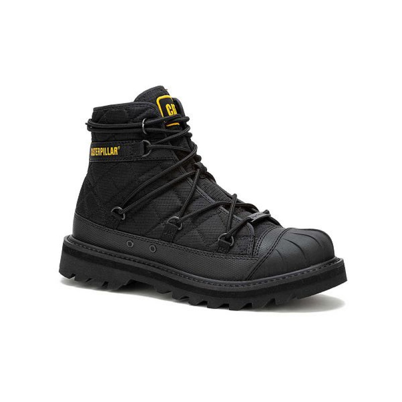 Black Men's Caterpillar Omaha Alt Lace Boots | 754209-ZEV