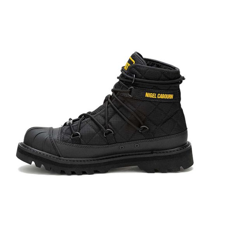 Black Men's Caterpillar Omaha Alt Lace Boots | 754209-ZEV