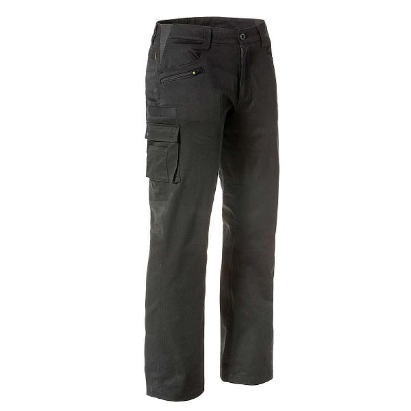 Black Men's Caterpillar Operator Flex Pants | 830547-RLS