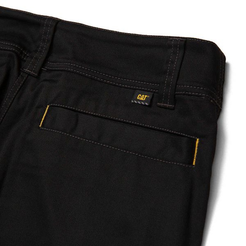 Black Men's Caterpillar Operator Flex Pants | 830547-RLS