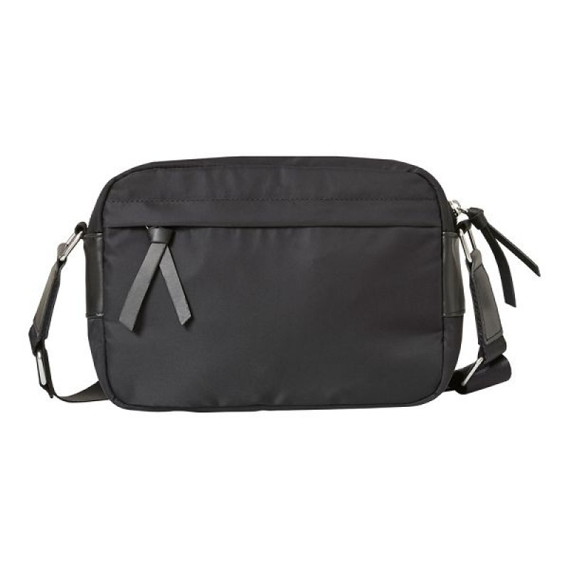 Black Men's Caterpillar Regular Crossbody Bags | 374810-UNP