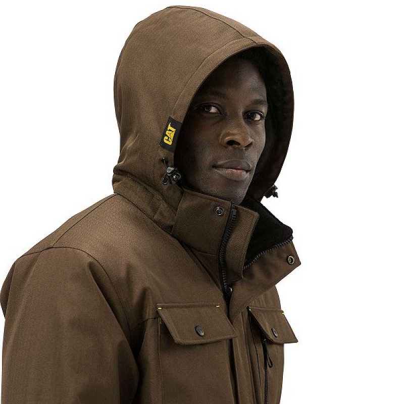 Black Men's Caterpillar Stealth Insulated Jackets | 529871-ICW