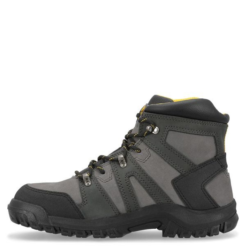 Black Men's Caterpillar Threshold HKR ST M4M Industrial Work Boots | 139876-OLM