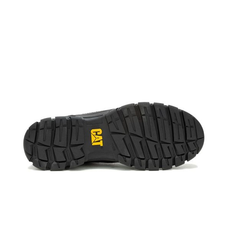 Black Men's Caterpillar Threshold Slip On | 541802-IUV