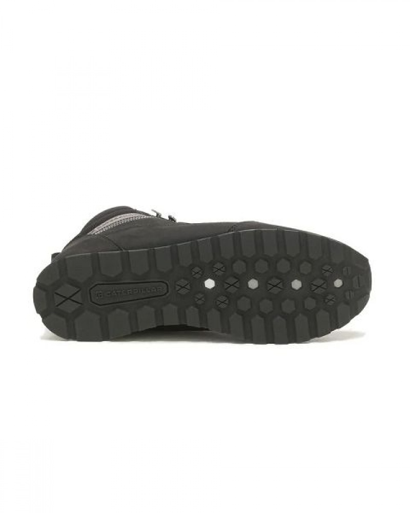 Black Men's Caterpillar Ventura Hiker Hi Sneakers | 795863-OUQ