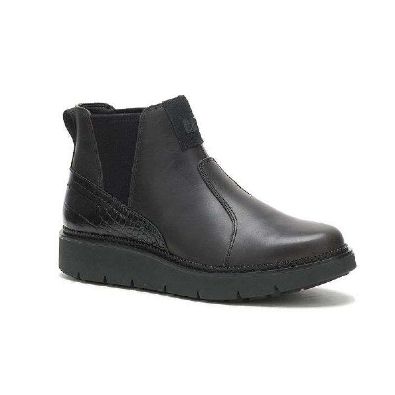 Black Women's Caterpillar Chariot Chelsea Boots | 932751-SWX