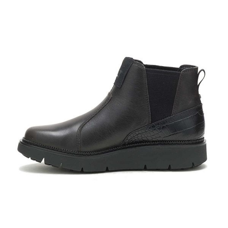 Black Women's Caterpillar Chariot Chelsea Boots | 932751-SWX