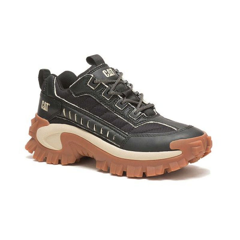 Black Women's Caterpillar Eco Intruder Sneakers | 130849-YBQ