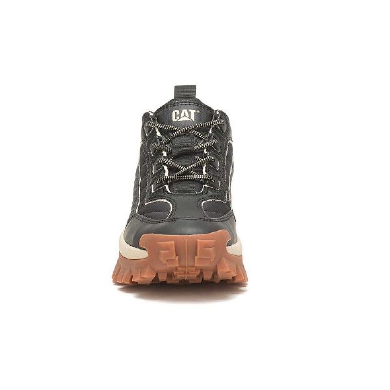 Black Women's Caterpillar Eco Intruder Sneakers | 130849-YBQ