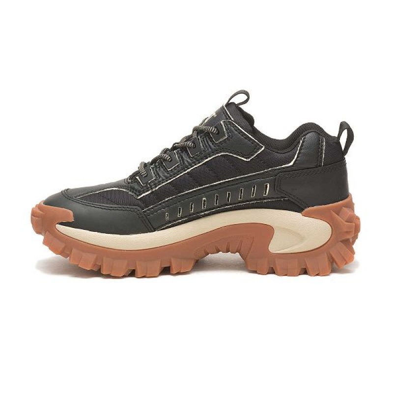 Black Women's Caterpillar Eco Intruder Sneakers | 130849-YBQ