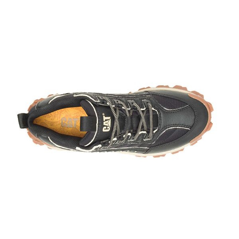 Black Women's Caterpillar Eco Intruder Sneakers | 130849-YBQ