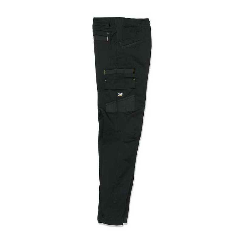 Black Women's Caterpillar Elite Operator Trouser Pants | 173452-RWK