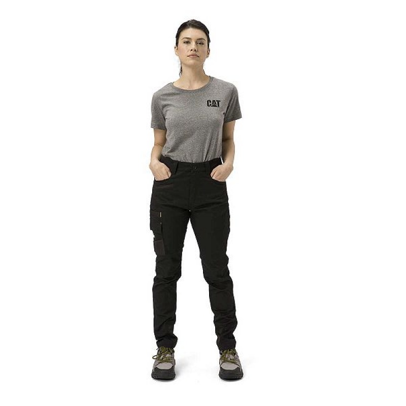 Black Women's Caterpillar Elite Operator Trouser Pants | 173452-RWK